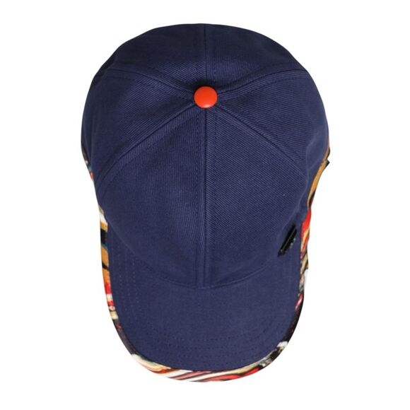 Dolce & Gabbana Blue Cotton 6 Panels Baseball Men\'s Cap